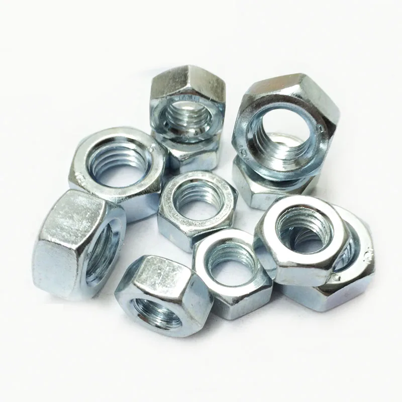 100pcsm2.5/m3.5 Galvanized Hex Nut / Copper Stud Screw Cap Nuts