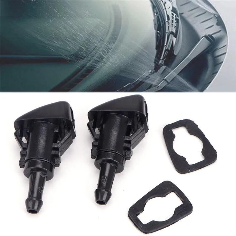 2Pcs Windscreen Wipers Parts Vehicle Fan Shaped Water Spray Windshield Wiper Jet Washer Nozzle For Dodge Chrysler 300C Jeep Car 2Pcs Windscreen Wipers Parts Vehicle Fan Shaped Water Spray Windshield Wiper Jet Washer Nozzle For Dodge Chrysler 300C Jeep Car