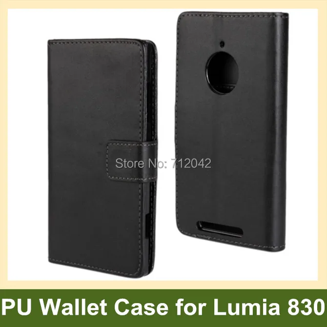 

OEEKOI PU Leather Wallet Flip Cover Case for Nokia Lumia 830 N830 with Card Slot Holder Free Shipping