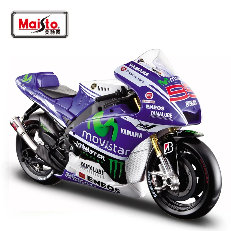 Maisto 110 Yamaha YZR M1 MotoGP Racing alloy model Motorcycle toy gift