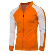 Sweatshirt Men's Slim Sweatshirt Men's Baseball Collar High Quality Men's Fashion Contrast Raglan Sleeve Design Casual Jacket Sweatshirt Men's Slim Sweatshirt Men's Baseball Collar High Quality Men's Fashion Contrast Raglan Sleeve Design Casual Jacket