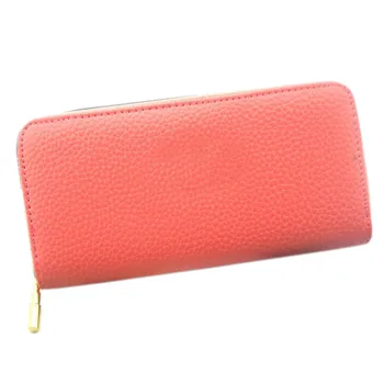 

2018 New Women Fashion PU Leather Wallet Zippered Around Case Purse Lady Long Handbag Leisure Bag porte monnaie Dropshipping