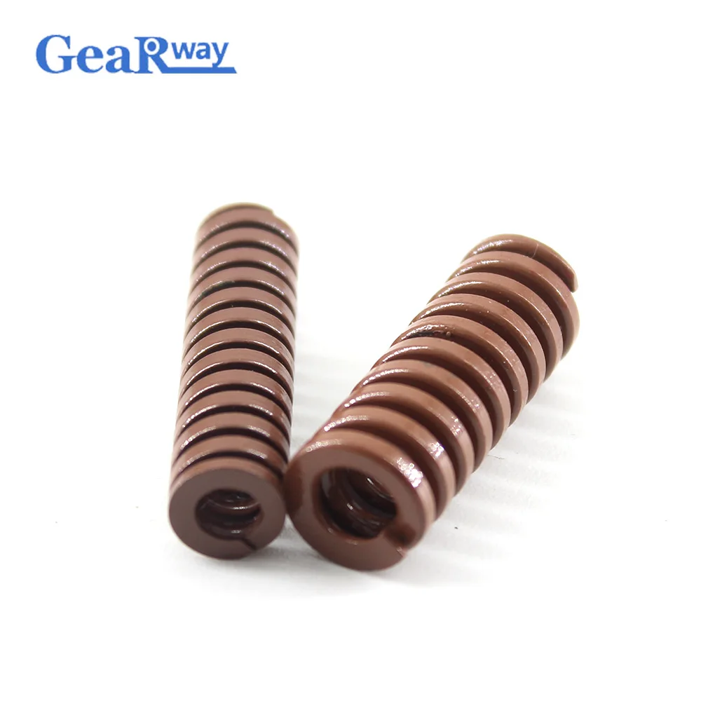 

Gearway Brown Die Spring Long 24% Compression Ratio Compression Die Spring TB27x60/27x65/27x70/27x95/27x100mm Mould Spring