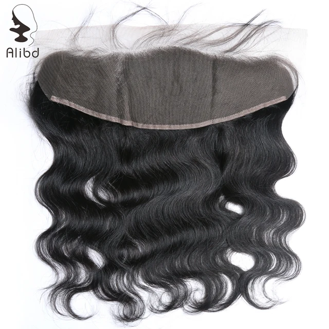 Alibd Lace Frontal Closure Peruvian Body Wave Human Hair Ear To Ear