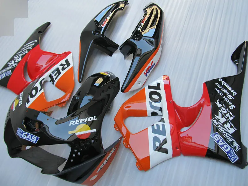 Неокрашенный обтекатель для мотоцикла H CBR900RR 1998 1999 REPSOL Красный Белый Черный