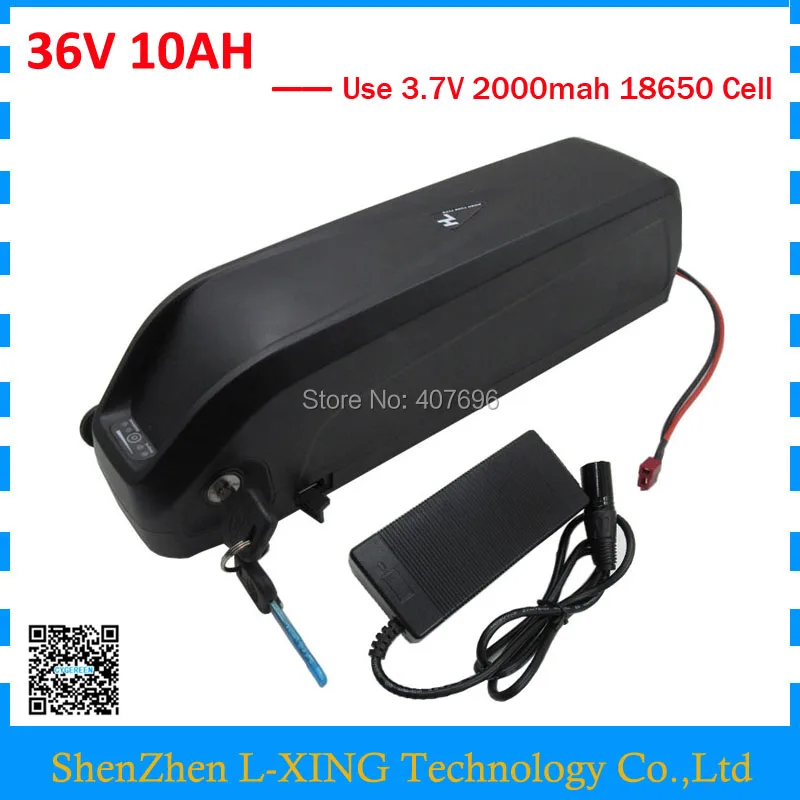 Excellent 500W 36 V Hailong battery 36V 10AH lithium battery 36 Volt E-Bike battery with USB Port 15A BMS 42V 2A Charger free customs fee 2