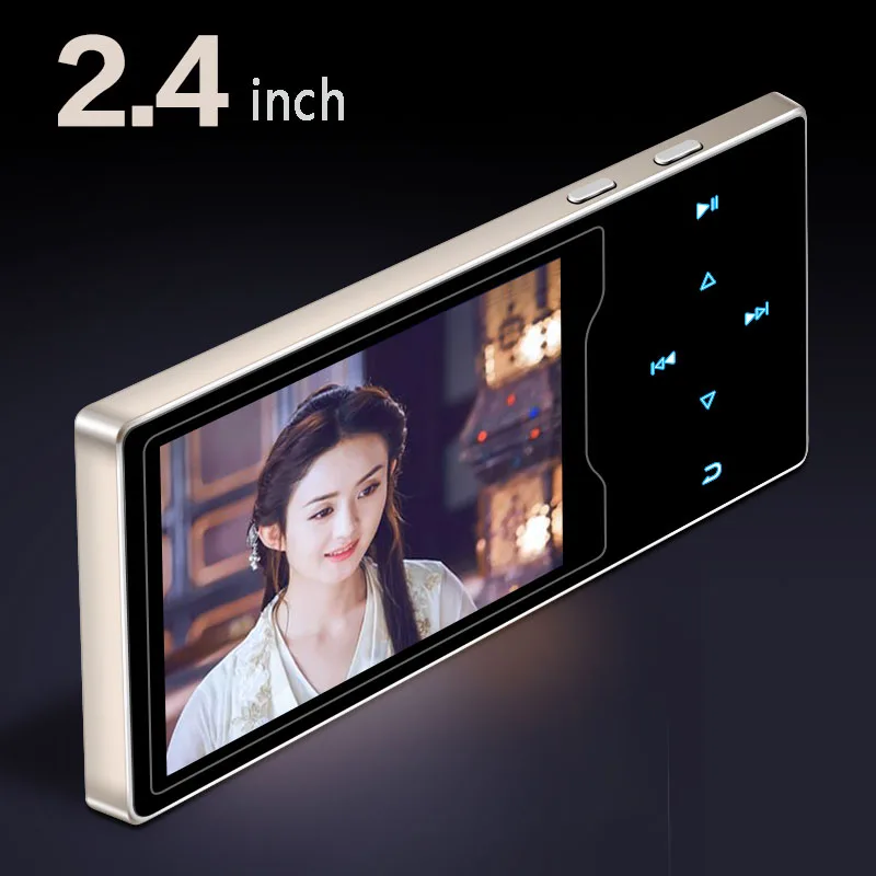 New RUIZU D08 Mp4 Player Usb 8Gb 16G Storage 2.4inch HD Screen Built-in Speaker fm Radio E-Book portable Music video Player