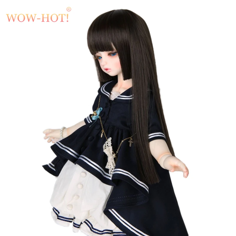 WOWHOT 1/4 Bjd SD парики для кукол высокотемпературный провод длинные прямые
