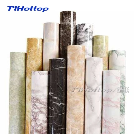 

Thick waterproof pvc imitation Marble pattern stickers self - wallpaper