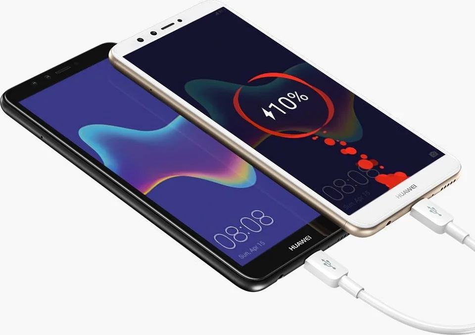 Huawei Y9 2018 Enjoy 8 Plus 4 ГБ 64 5 93 дюймов 2160*1080 P четыре ядра камеры 4000 мА/ч отпечаток пальца