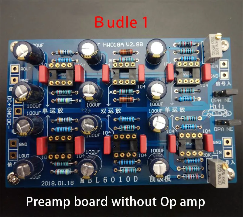MBL6010D Предварительный усилитель плата предусилителя тональная плата удаленный объем Предварительный сигнал буферная Плата усилителя