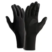 Защитные перчатки на полный палец, Нескользящие, плюс бархатный светильник, перчатки для бега и пешего туризма