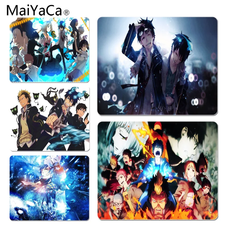 

MaiYaCa Custom Skin Blue Exorcist Anti-Slip Durable Silicone Computermats Size for 18x22cm 25x29cm Rubber Mousemats