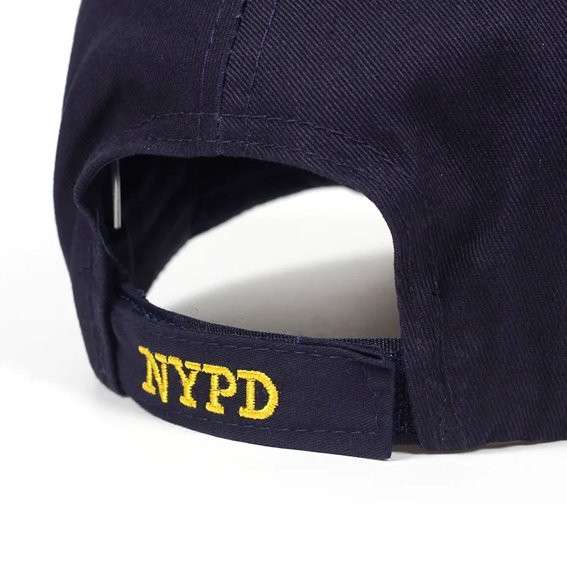 Новинка, бейсболка с вышивкой NYPD, уличные кепки от солнца, регулируемые Кепки из хлопка для пар, шапки в стиле хип-хоп