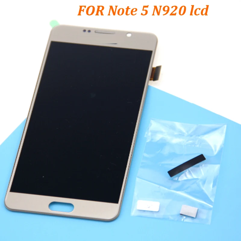 Gold for SAMSUNG Galaxy Note 5 LCD Display Note5 N920A N9200 SM-N920 N920C Touch Screen Digitizer TFT | Мобильные телефоны и