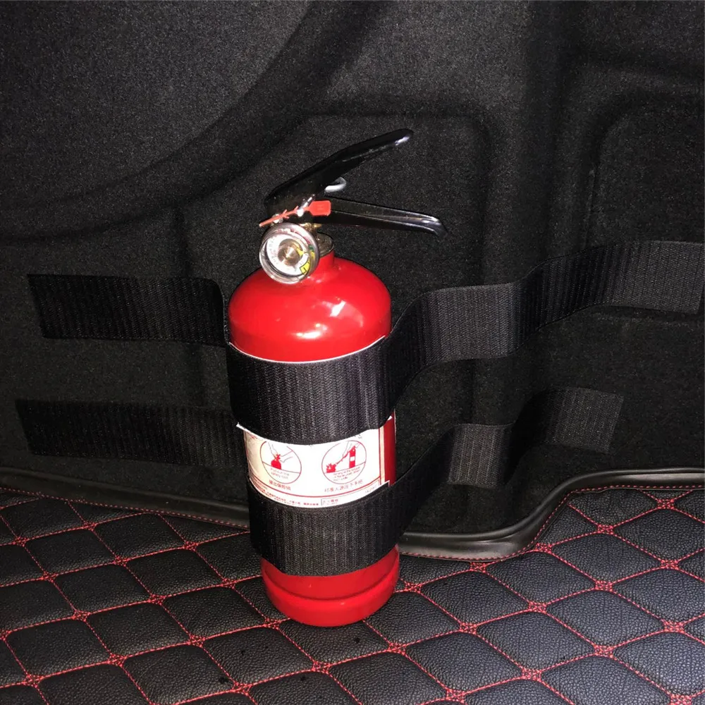 

1Set 60X5cm Black Universal Car Trunk Magic Belt Fire Extinguisher/Bottle/Cargo Mount Fixed Straps Organizer Belt Quick Applicat