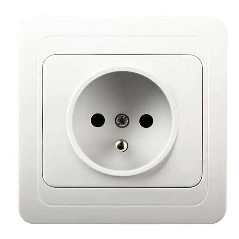 

16A EU Plug Wall Socket Home Wall Panel Power Socket 86 Type Power Switch outlet For Hotel Home Office Use AC110-250V