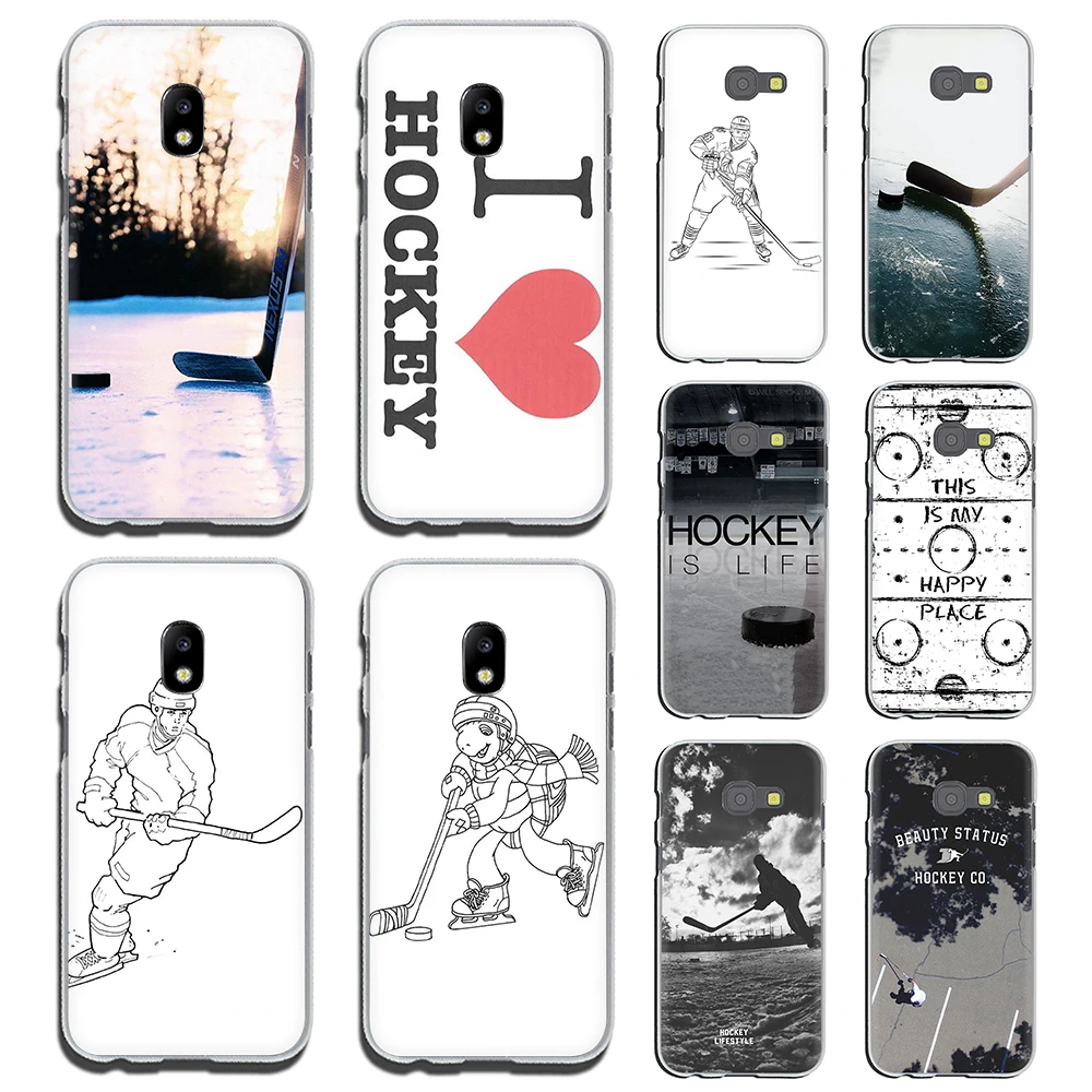 

Hockey Hard Phone Cover Case for Samsung Galaxy J1 J2 J3 J4 J5 J6 J7 2015 2016 2017 Prime