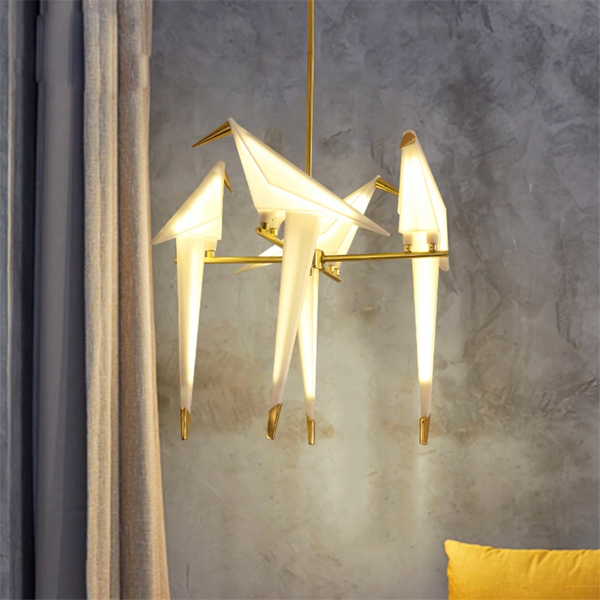 

Nordic Bird LED Pendant Light Lighting LOFT Bar Cafe Personality Deco Modern LED Pendant Lamp Bird Hanging Lamp Kitchen Fixtures
