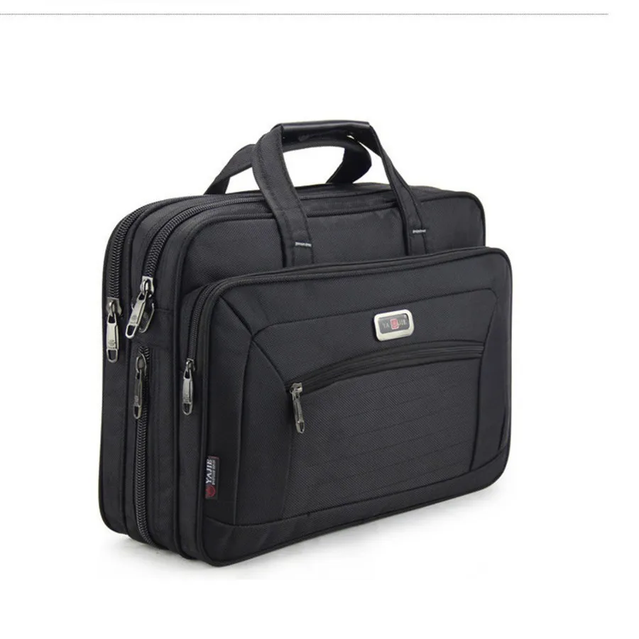 

Quality Men's Briefcases Brand Men Business Handbags Waterproof Durable Oxford 15.6" Laptop Bags Boys Shoulder Files Books Bag