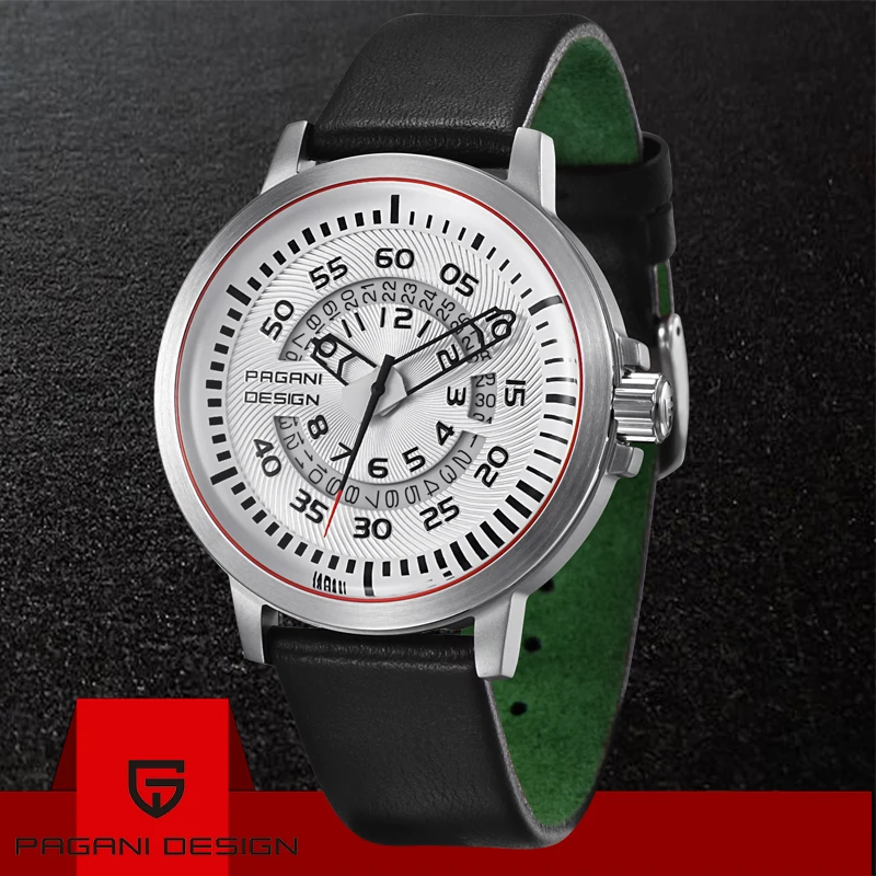 PAGANI Дизайн для мужчин часы Reloj Hombre уникальная личность Роскошные водостойкие календари кожа кварцевые часы Relogio Masculino
