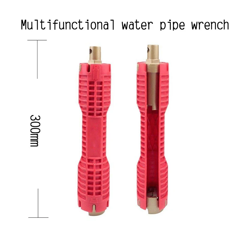 QUK 8in1 Faucet and Wrench Installer Multi-purpose Wrench Plumbing Tool For Toilet BowlSinkBathroomKitchen Plumbing and More9