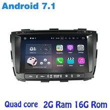 for kia sorento 2013-2014 Android 7.1 Quad core Car dvd gps radio 2g ram wifi 4G usb bluetooth mirror link auto Stereo