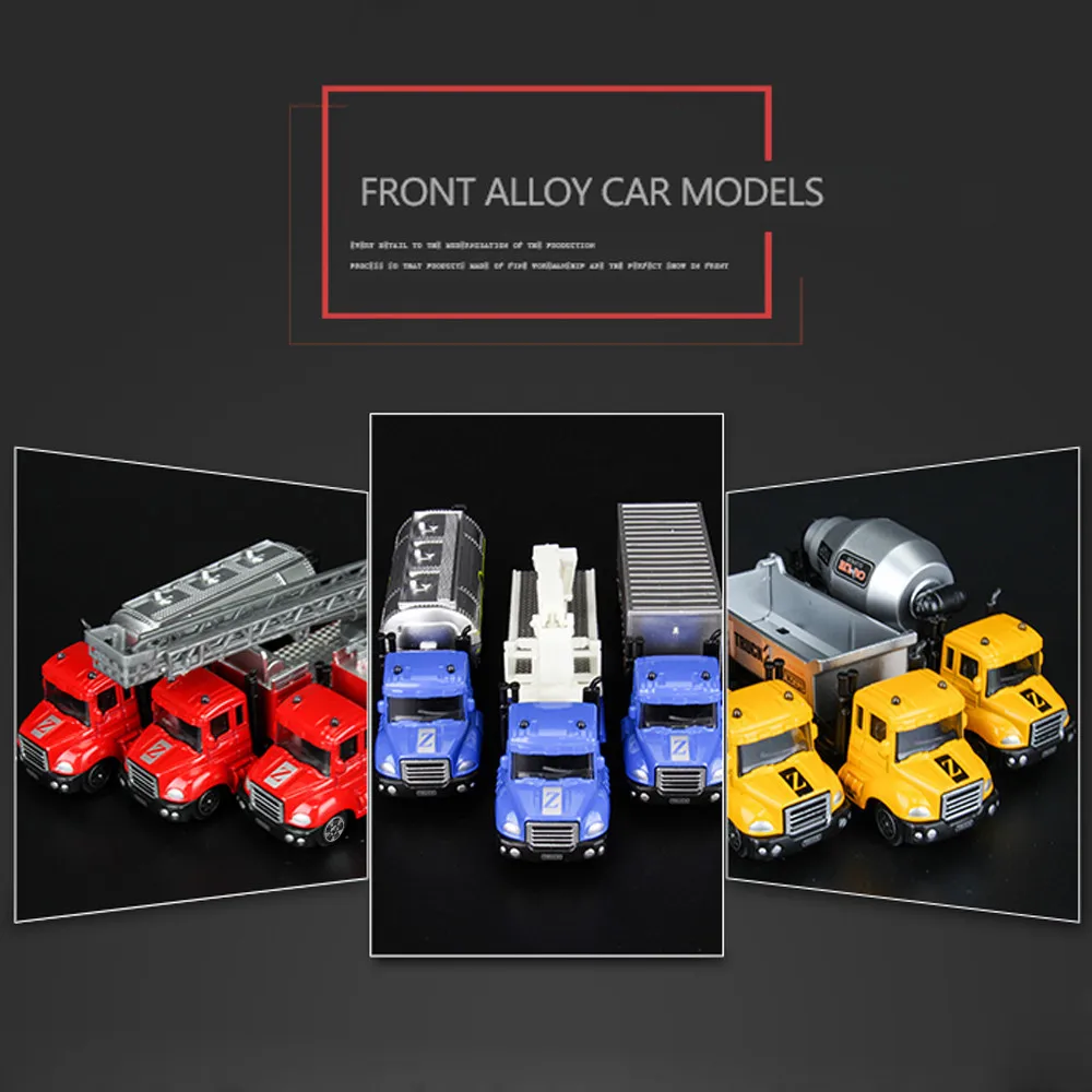Игрушечный автомобиль для детей мини литой модель 1: 64 инженерный погрузчик