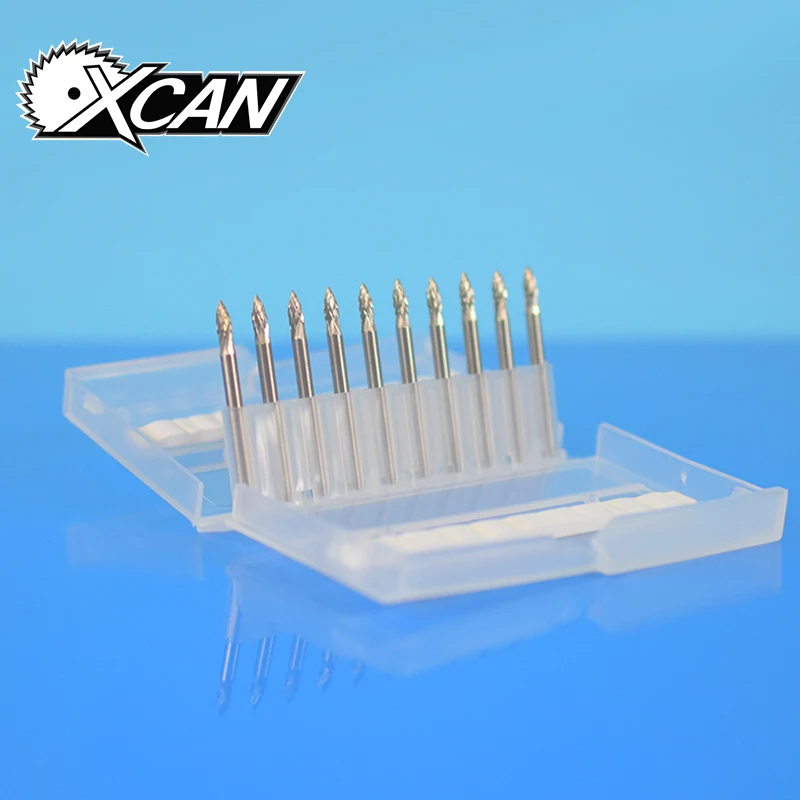

XCAN 10pcs 3mm shank Dremel routing bits carbide rotary burr set wood milling cutter wood file router bits rotary tools
