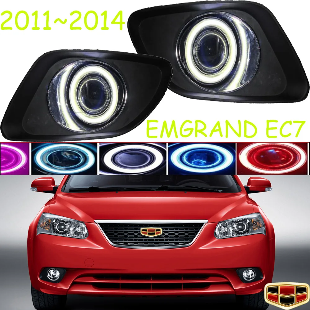 

car bumper headlight Geely Emgrand EC7 fog projector lens light 2011~2014y car accessories CCFL EC7 headlamp