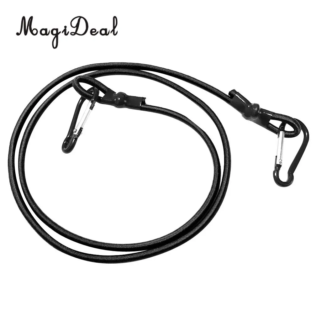 3ft Marine Kayak Canoe Tow Line Lanyard with Carabiner Clips Yellow Canoe Accessories for Paddle Board Kayak Canoe Boat Dinghy
