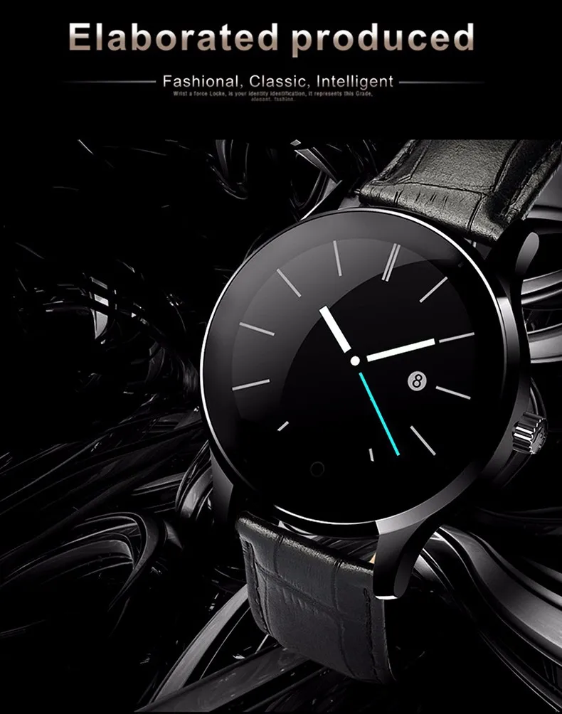 K88H Смарт часы 1,22 дюймов ips круглый экран Поддержка Спорт монитор сердечного ритма Bluetooth Смарт-часы для Apple huawei IOS Android
