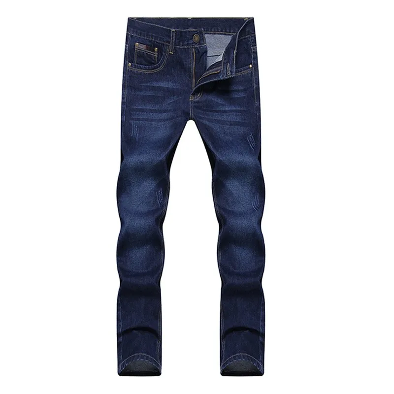 Новые стильные мужские повседневные брюки высокого качества, упругие мужские джинсы, модные классические джинсы, обтягивающие мужские джинсы