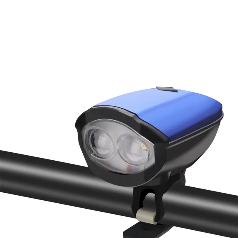 LED Bike light USB Rechargeable Cycling Bike Light Double Lamp Head Horn Light fahrrad licht Bicycle Accessories #5S20 (13)