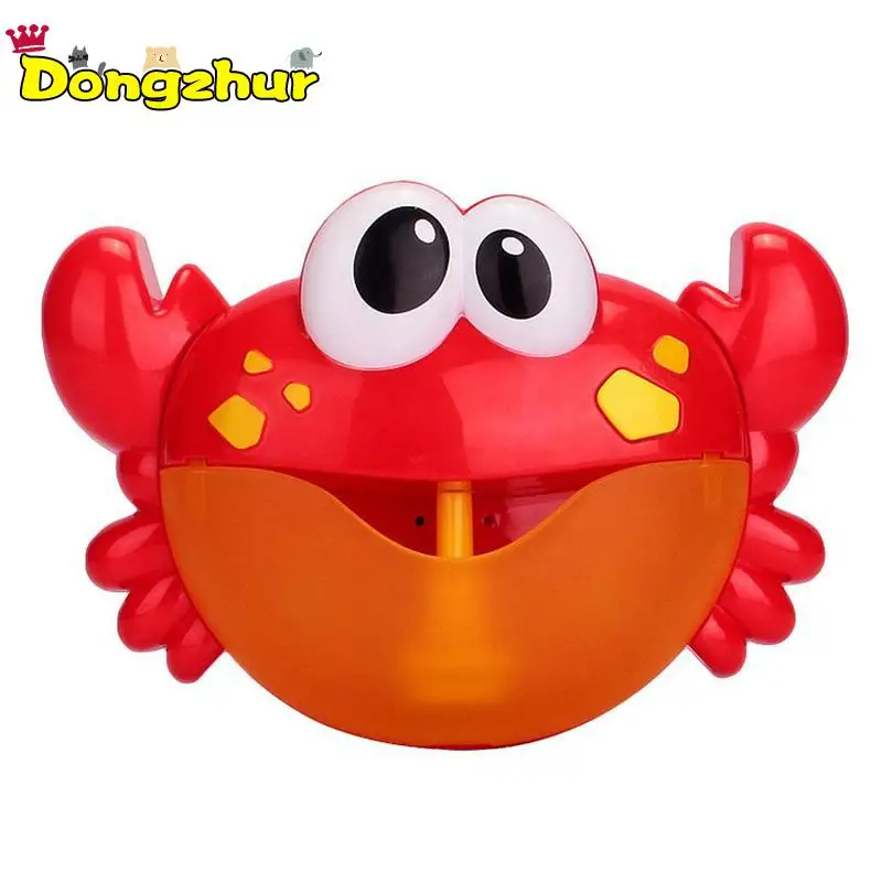 

Baby Bath Toys Bubble Crabs Toys For Children Bath Music Bubble Maker Bathtub Pool Swimming Soap Machine Kids Bathroom NEW
