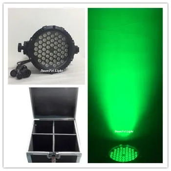 

4pcs+Road case dmx512 par led 54x3w rgb 3in1 led par can outdoor par led dmx light games