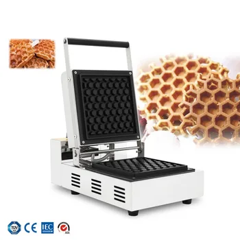 

New Honeycomb Waffles Maker Coffee Milk Tea Shop Cake Equipment Electric Cakes Snack Equipment Waffle Making Machine Commercial