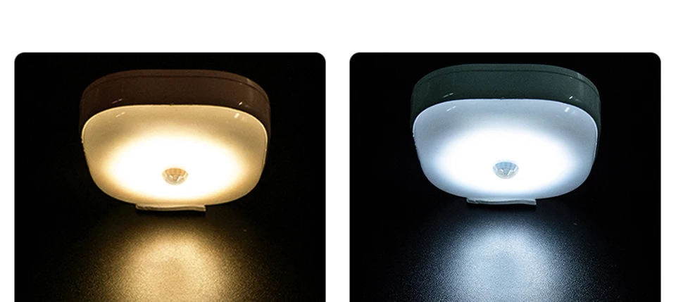 LED Sensor Night Light Lamp With PIR Infrared Motion Sensor Luminaria Magnetic Wall Lamps Cabinet Stairs Smart Anywhere Light (1)