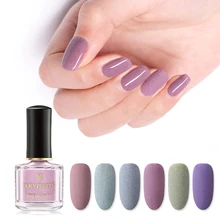 BORN PRETTY 6 мл матовый лак для ногтей Плотный туман серия дизайн фиолетовый серый цвет лак для ногтей маникюрный лак