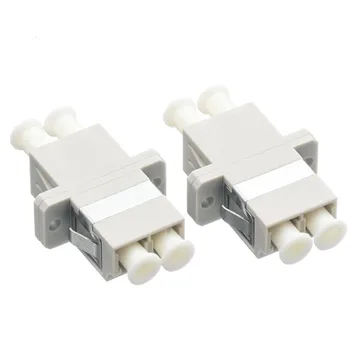

50pcs/lot LC Multimode Duplex Fiber Optic Adapter LC MM Adapter LC Fiber Optic Flange