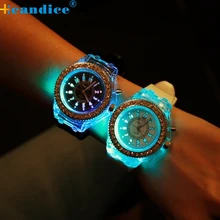 Splendid 2016 Nueva Marca de Relojes de Lujo Vestido de Las Mujeres Relojes de Silicona Led Reloj Luminoso Reloj Casual Horas Relojes de Diseño Mujeres