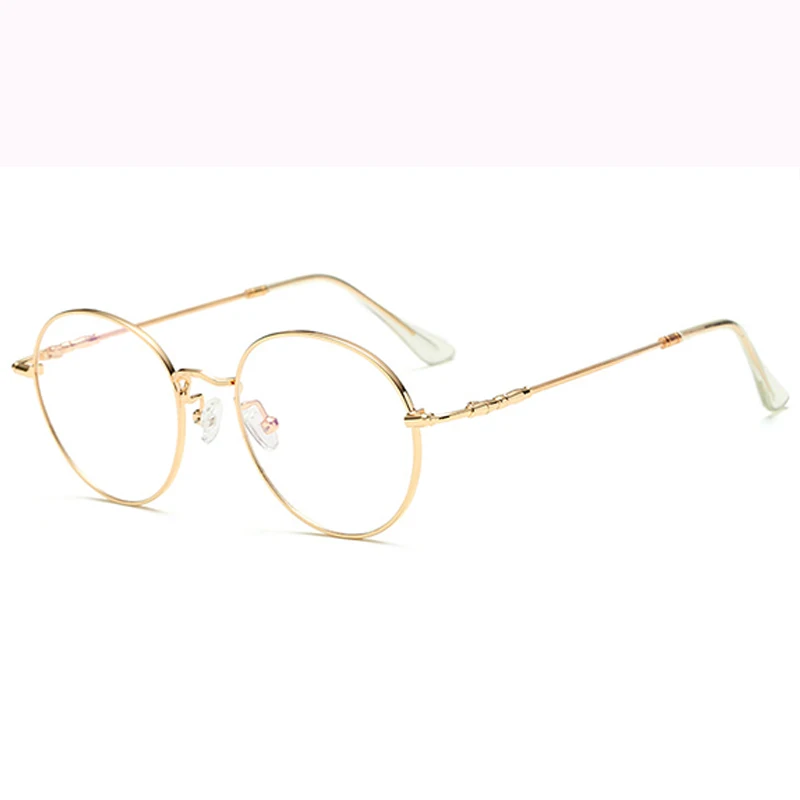 Bellcaca оправа для очков женские очки по рецепту компьютерные оптические прозрачные линзы винтажные очки оправа для женщин BC349 - Цвет оправы: BC349 Gold