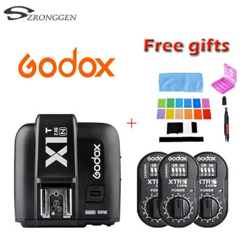 

Godox 3x XTR-16 Wireless 2.4G Power Control Flash + X1T-N TTL Wireless for NICON AD180 AD360 AD360II