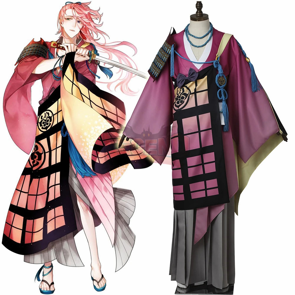 Косплей Легенда Touken Ranbu Online Souzasamonji Souza Samonji Взрослый Костюм Полный комплект на
