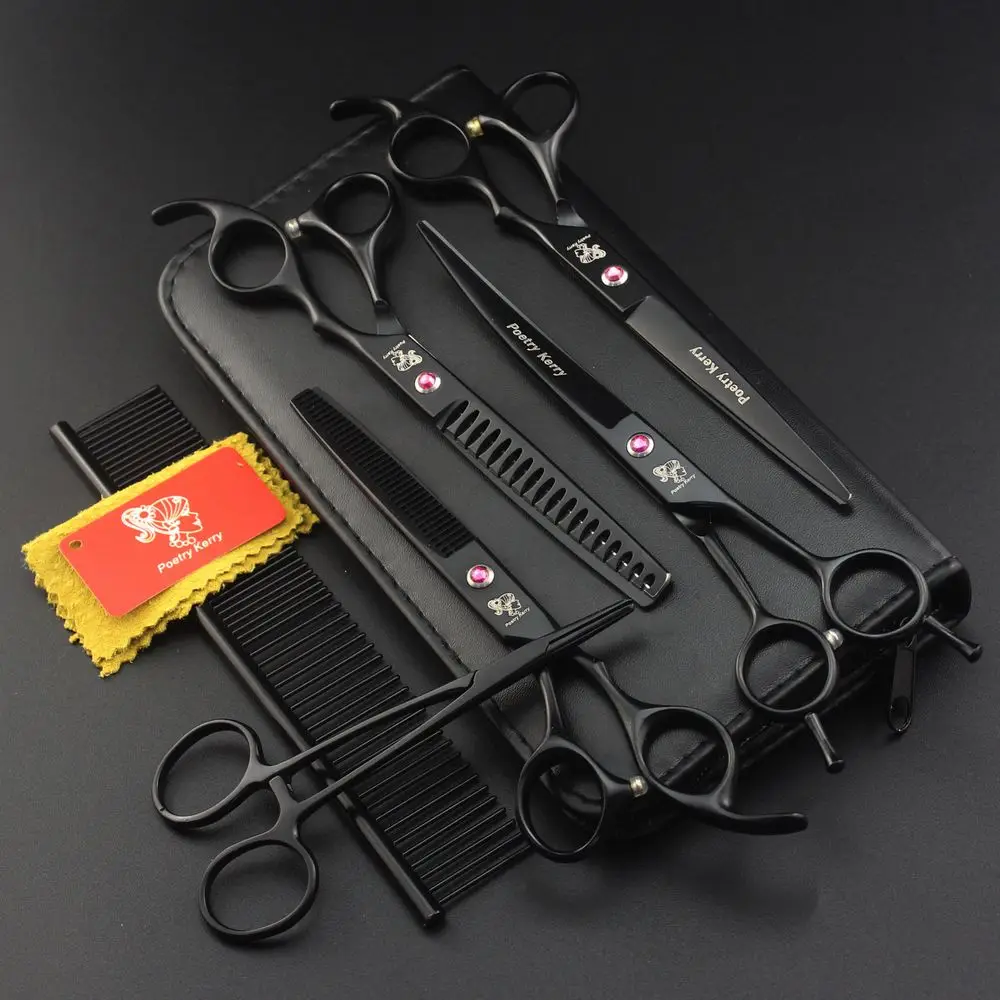 

Poetry Kerry Professional Pet Grooming Scissors Set 7 Inch.Dog Grooming Shears,Scissors For Dog Grooming,Makas