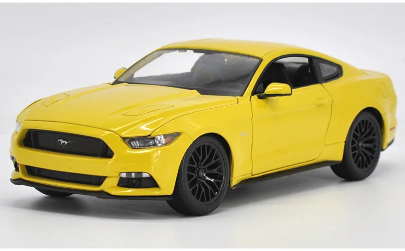 1:18 литая под давлением модель для Ford Mustang GT 5,0 Игрушечная машина из сплава миниатюрная коллекция подарок