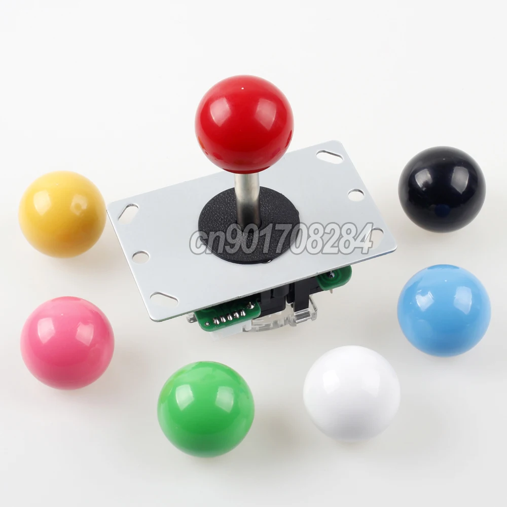 1x Arcade Classic Competition 5 Pin Stick 5P Rocker 4 - 8 Ways Jostick for PC Games Diy Kit Parts SNK Mame Jamma Machine Gaming