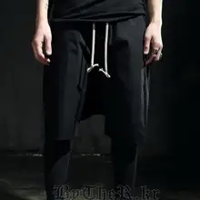 Весна и лето новая Корейская версия новых повседневных эластичных талии низкой промежности мульти-карман черные мужские шаровары/27-40