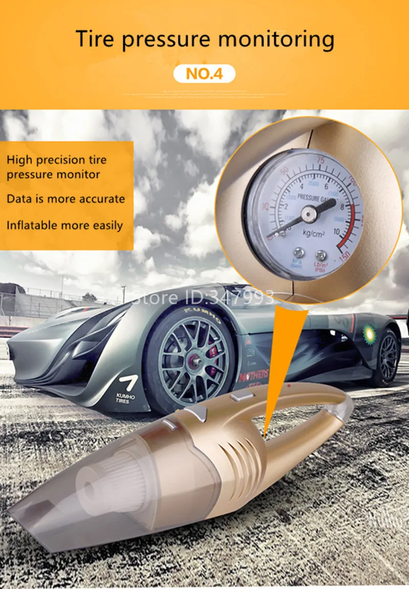 HFX5 высококачественный 4 в 1 Автомобильный Пылесос портативный сухой и влажный двойного назначения многофункциональные инструменты для шайбы автомобиля