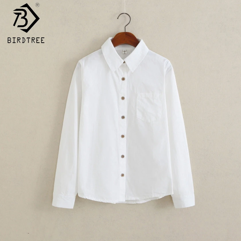 

Formal White Shirts Tops Korean Women Blusas New 2017 Autumn Body Tops Soft Button Solid Female Shirts Hot Sale T78729A